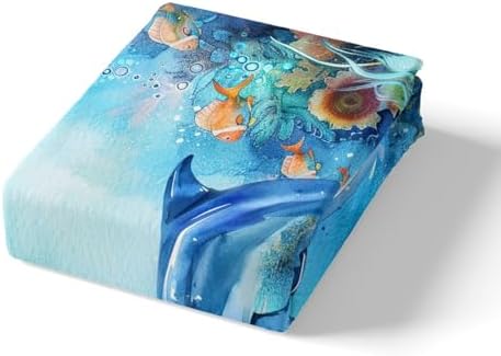 Feelyou Dolphin Bed Sheet Set for Kids