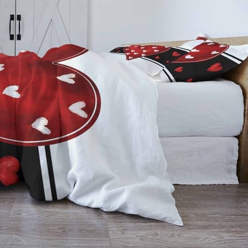 ZOE GARDEN Valentines Day Cal King Duvet Cover Set 1