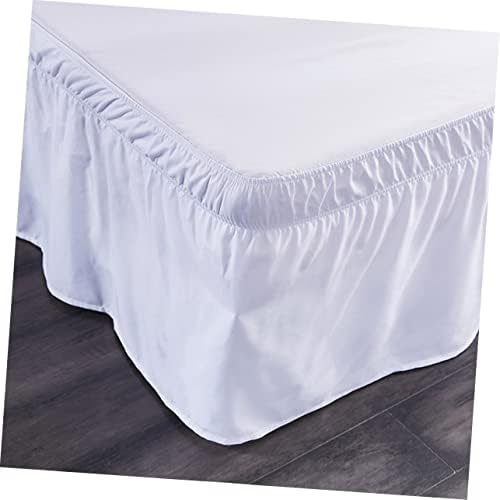 BESTOYARD Elastic Dust Ruffle for Full Bed Coverage
