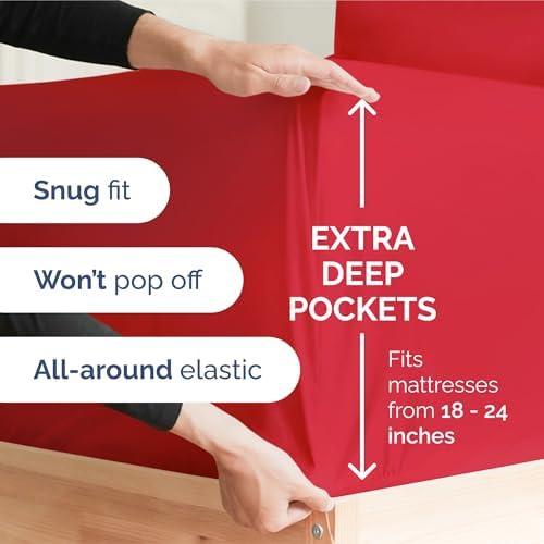 CGK Unlimited Extra Deep Pocket Split King Sheets Set