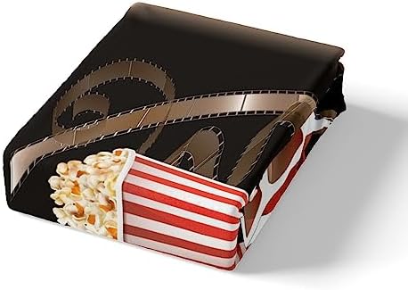 Feelyou King Size Movie Theater Bed Sheet Set for Kids