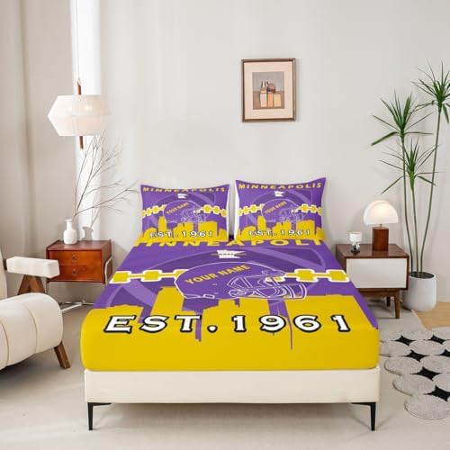 Erosebridal King Size Football Sheet Set with Pillowcases