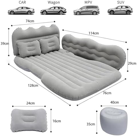 Car Inflatable Mattress for Audi A6 C8 Kombi 2018-2024 Red