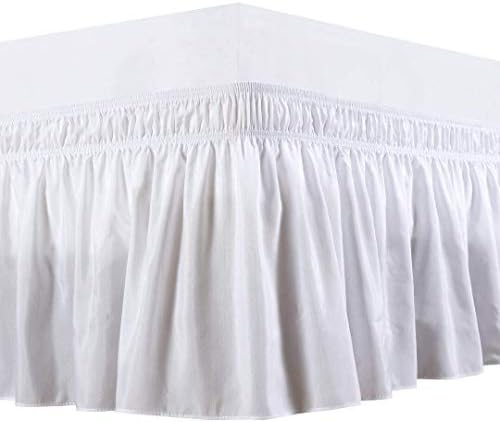 Elegant Decor Queen Bed Skirt 11 Inch Drop