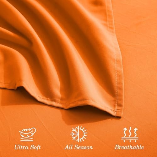 Premium 1800 Hotel Quality Wrinkle-Resistant 4-Piece Microfiber Sheet Set