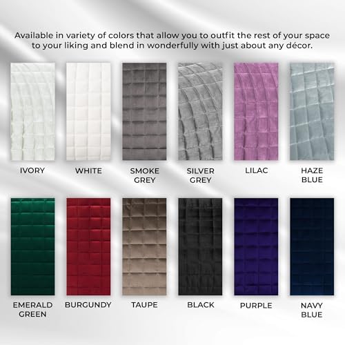 Tribeca Living Velvet Quilt Set Queen Black
