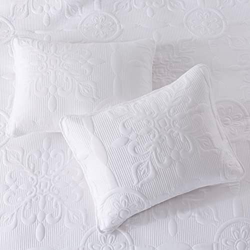B2EVER Damask Quilt Set Queen Size 90x90 with 2 Pillow Shams