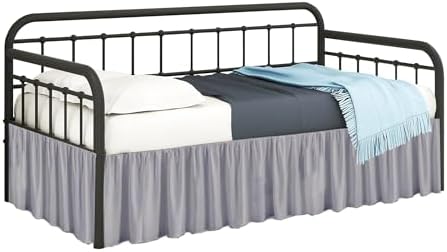 Ruffled Daybed Skirt with Split Corners Twin Size
