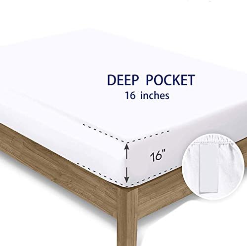 Erosebridal Kids Soccer Sheet Set with Pillowcase Twin Size Black White