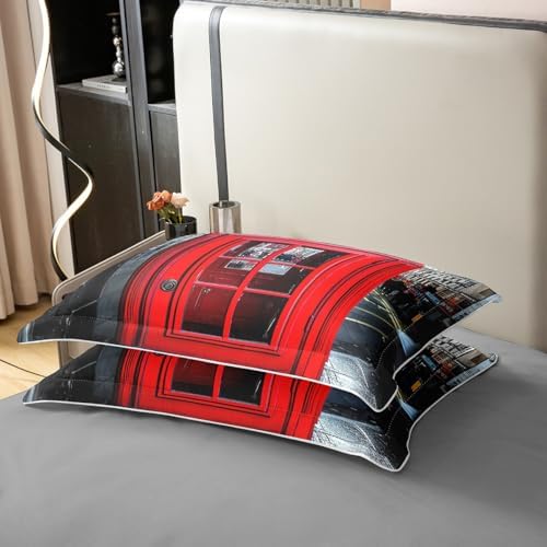 Feelyou London Themed Cotton Duvet Cover Set for Kids