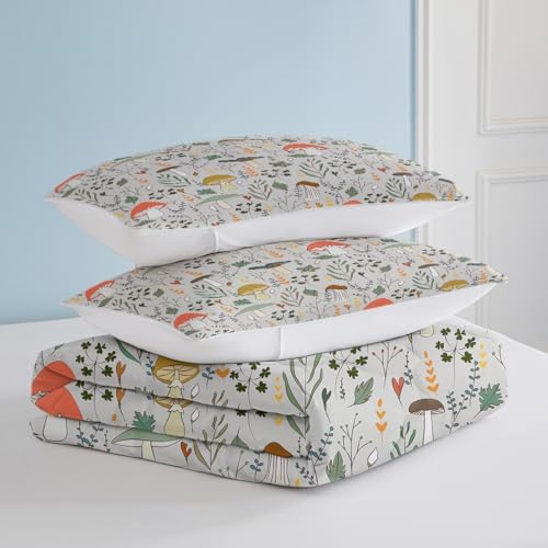 SOULZZZ Mushroom Comforter Set 3 Piece California King