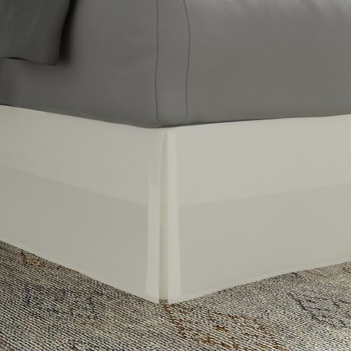 TODAYS HOME 14 Drop Bed Skirt Dust Ruffle Twin Ivory