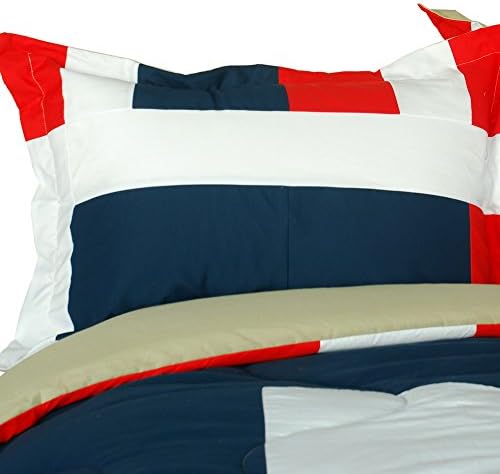 Loving Lorraine Quilted Patchwork Down Alternative Comforter Set Twin