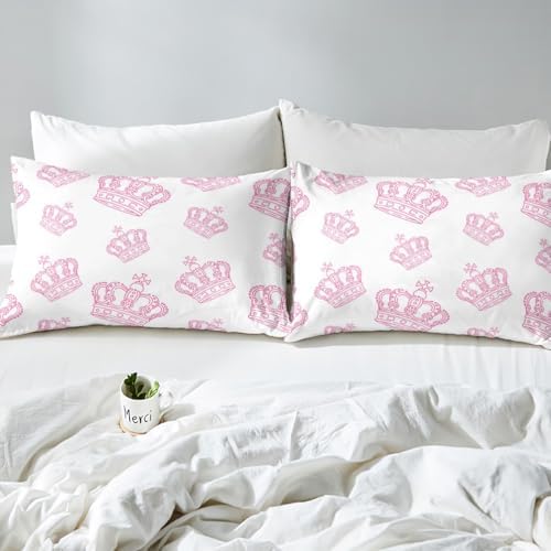 Castle Fairy Rococo Crown Fitted Sheet Set - Twin Size 2 Pcs