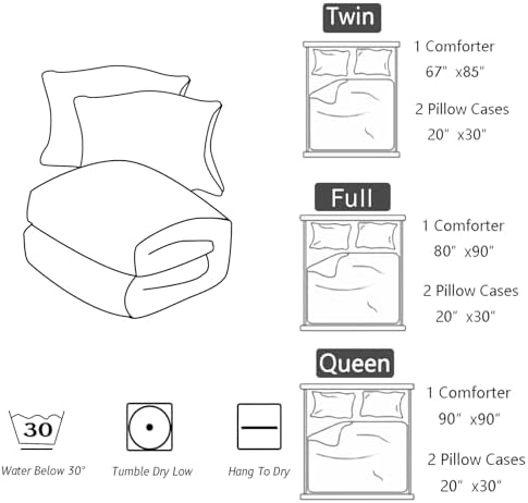 Fantasy Mushrooms Comforter Set King