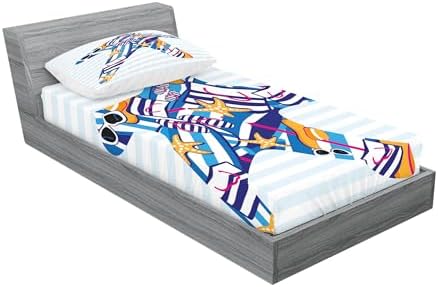 Ambesonne Starfish Sheet Pillow Sham Set Multicolor