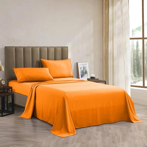 Premium 1800 Hotel Quality Wrinkle-Resistant 4-Piece Microfiber Sheet Set