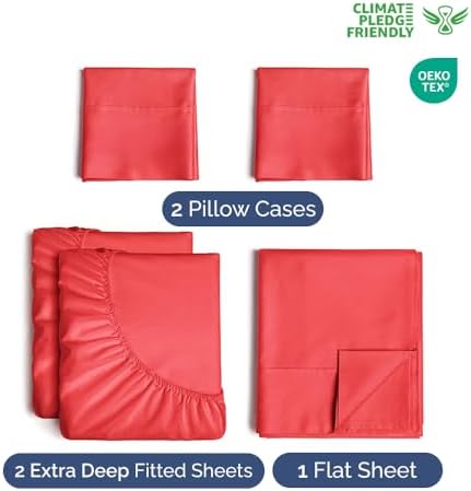 CGK Unlimited Extra Deep Pocket Split King Sheets Set