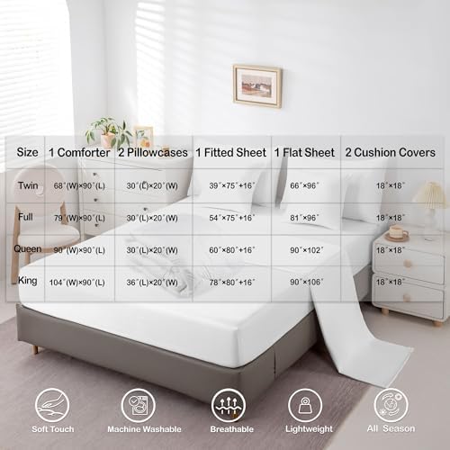 Erosebridal Construction Bed in a Bag Queen Comforter Set 7 Piece