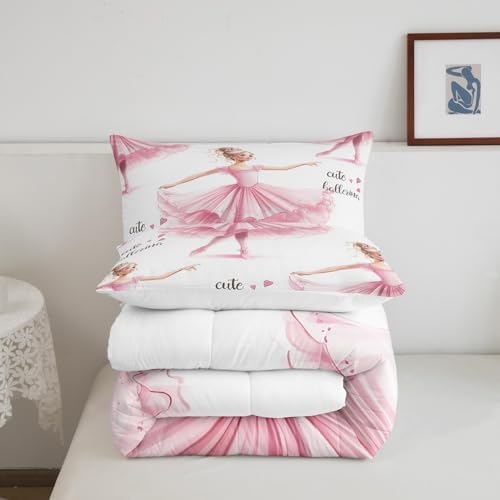 Erosebridal Cute Kawaii Princess Comforter Set 3 Piece