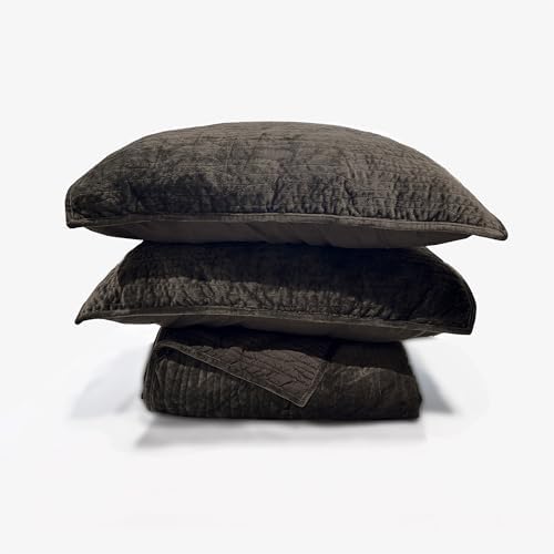 Wonderful Velvet Quilt Set - Queen Size 106x94 All Season