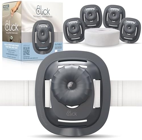 CLICK Bed Sheet Clips Straps for Adjustable Beds
