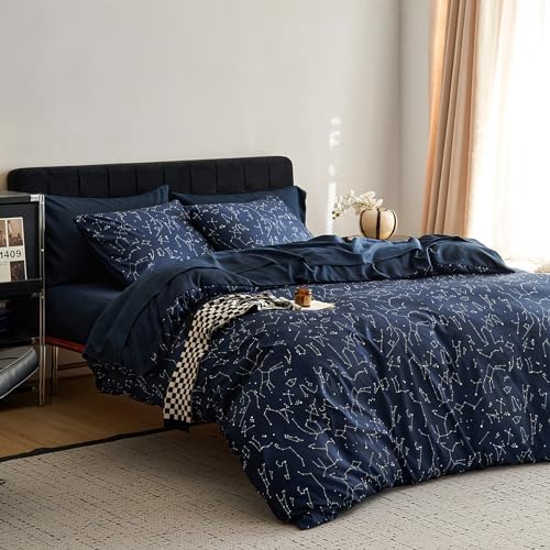 Wake In Cloud Constellation Comforter Set Queen 7 Pieces