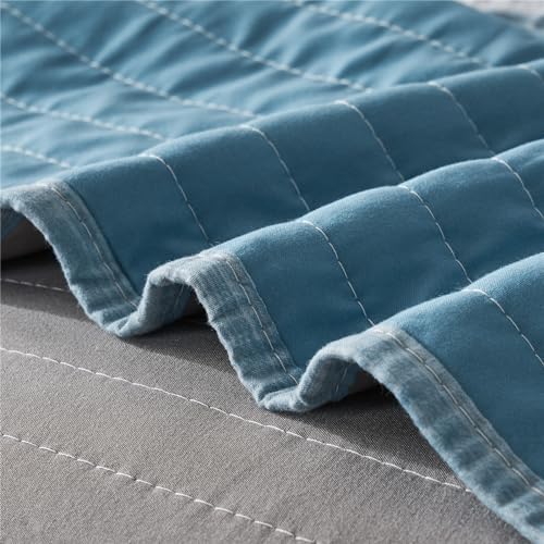 KAKIJUMN Twin Quilt Set with Pillow Sham