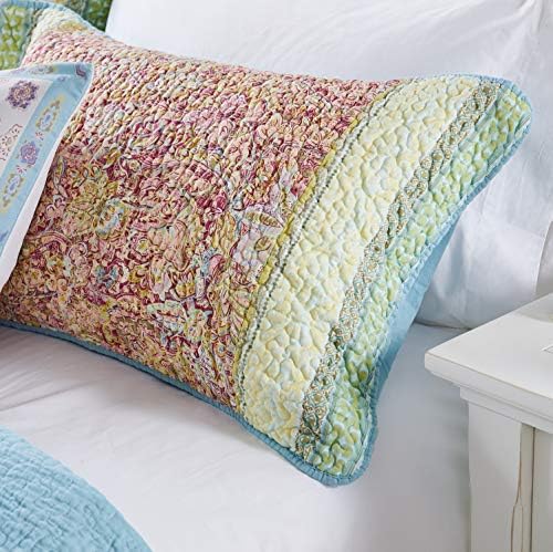 Barefoot Bungalow Palisades Pastel Bedspread Set King 1