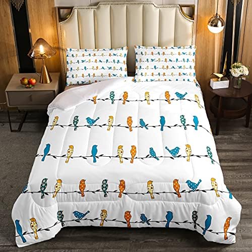 Erosebridal Birds Comforter Set for Adult Women