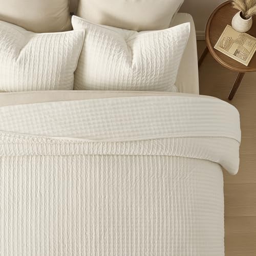 EVERGRACE Pearl Velvet Quilt Set King Size 3 Pieces