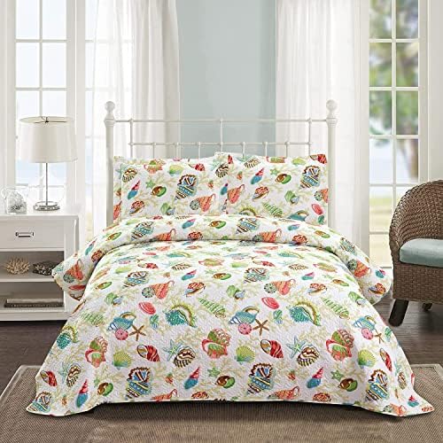 Jarson 3 Pcs Coastal Quilt Set Twin Size 1