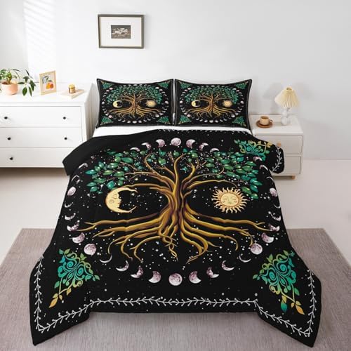 Manfei Tree Artwork Kids Comforter Set King Size
