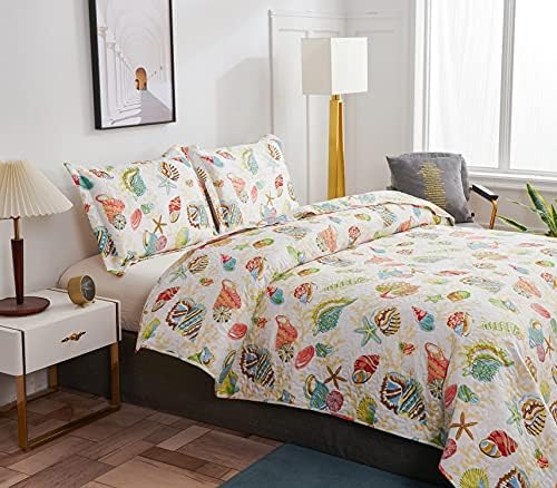 Jarson 3 Pcs Coastal Quilt Set Twin Size 1