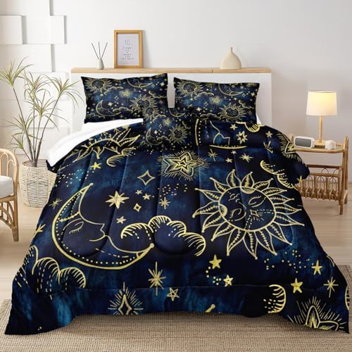 Merryword Sun Moon Comforter Set King Size 1
