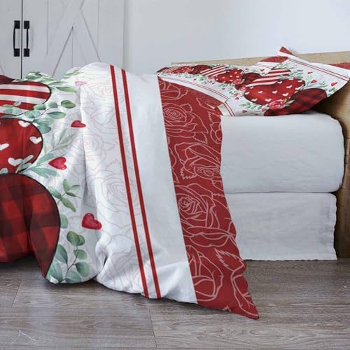 ZOE GARDEN Valentines Duvet Cover Cal King Set