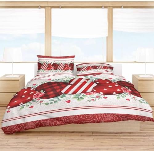 ZOE GARDEN Valentines Duvet Cover Cal King Set