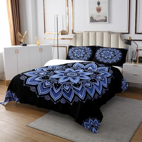 Erosebridal Mandala King Coverlet Set for Kids Adults