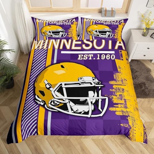Erosebridal Boys Football Duvet Cover Set