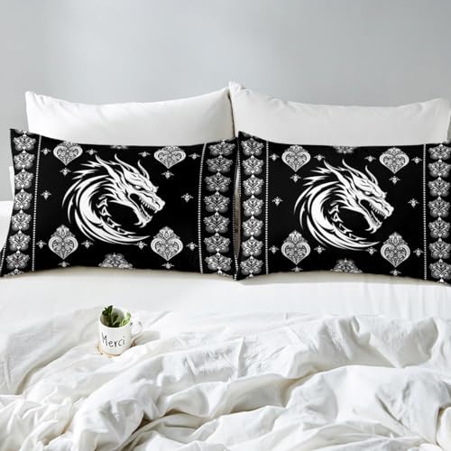 Castle Fairy Dragon Bed Sheet Set Twin Size 1