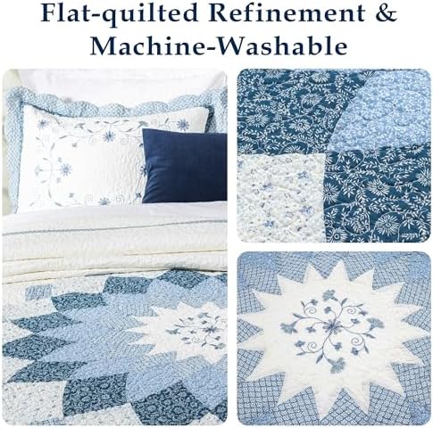 ELEGANT LIFE HOME All-Season Cotton Quilt Set
