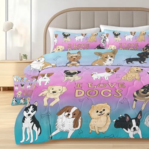 Sleepwish Dog Bone Print Comforter Set for Kids 1