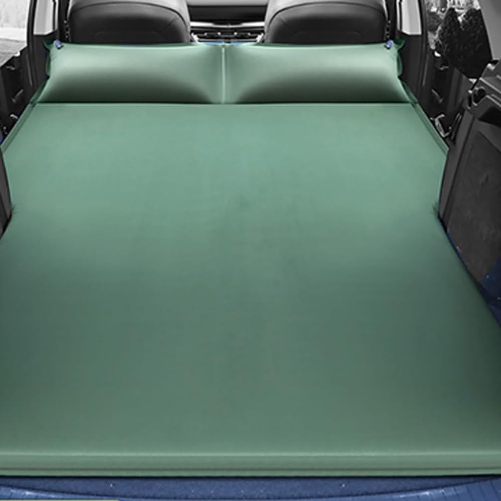 Car Inflatable Mattress for Skoda Fabia III Combi 2014-2024 Green