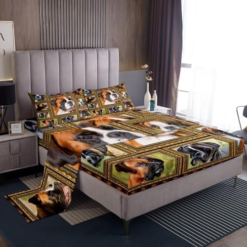 Feelyou King Size Bed Sheet Set with Deep Pockets