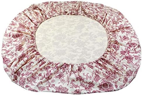 FADFAY Red Floral Bedding 4 Piece Twin XL Set