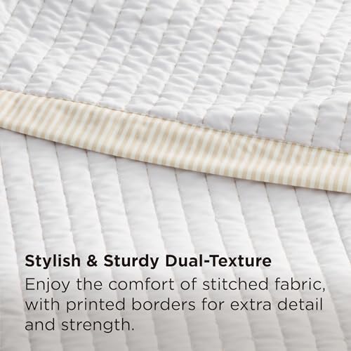 Bedsure King Quilt Set - Lightweight Microfiber Corduroy Mix