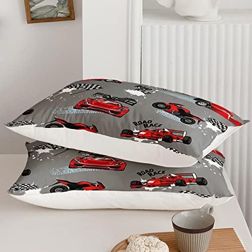 Axolotl Car Racing Comforter Set Queen Size