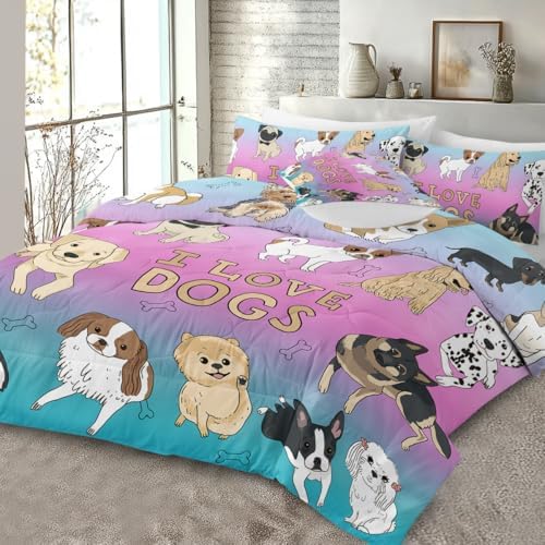 Sleepwish Dog Bone Print Comforter Set for Kids 1