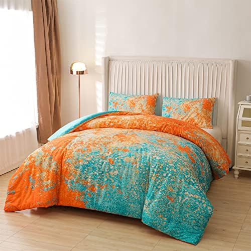 Aimuan Abstract Blue Comforter Set for Kids Teen 1