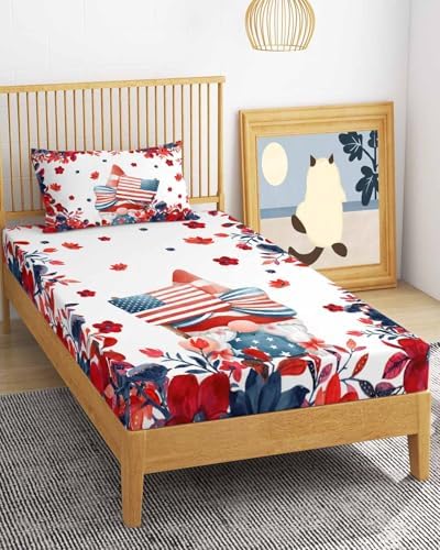 Boanket 4th of July Gnomes Twin XL Sheet Set